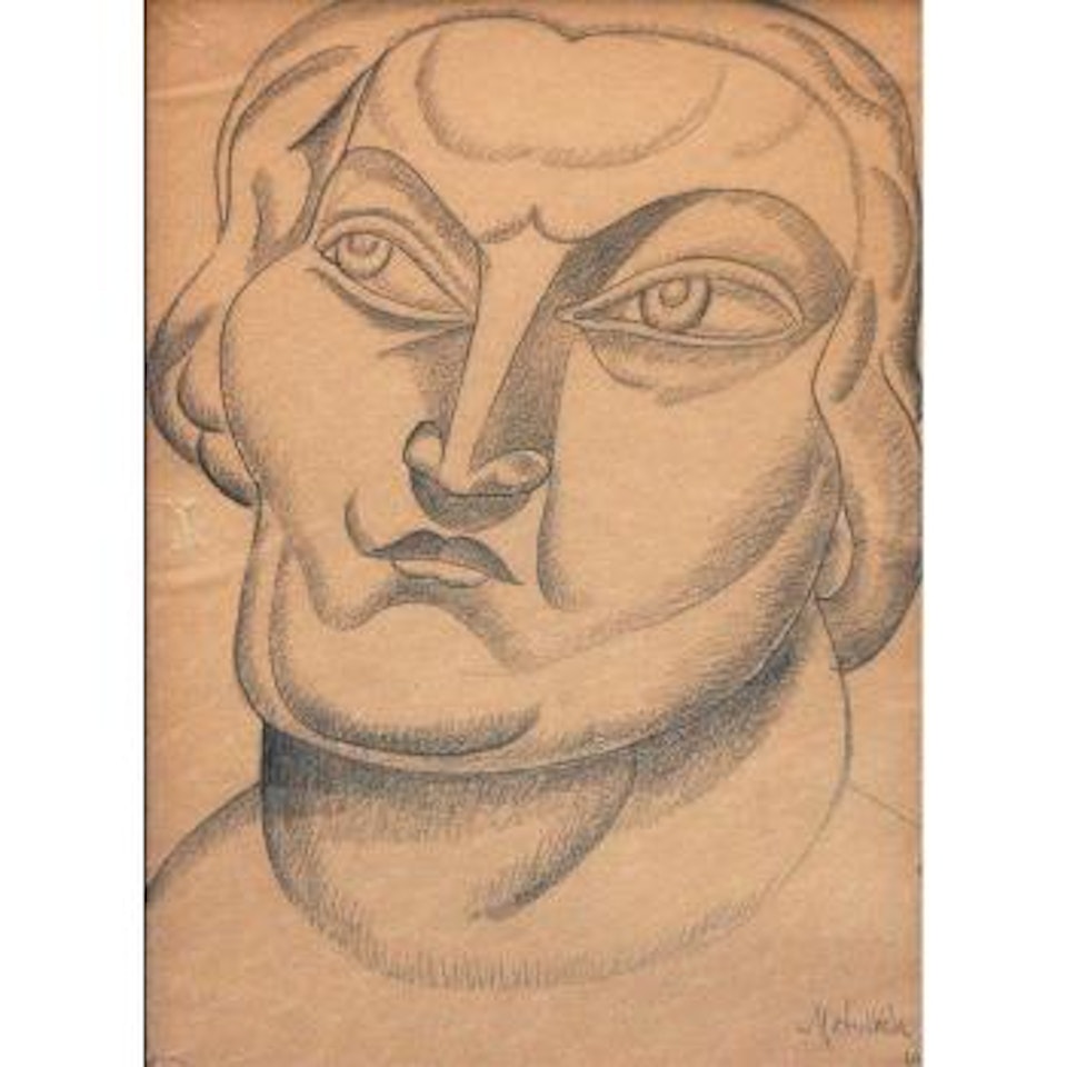 Head of a woman by Jan Matulka