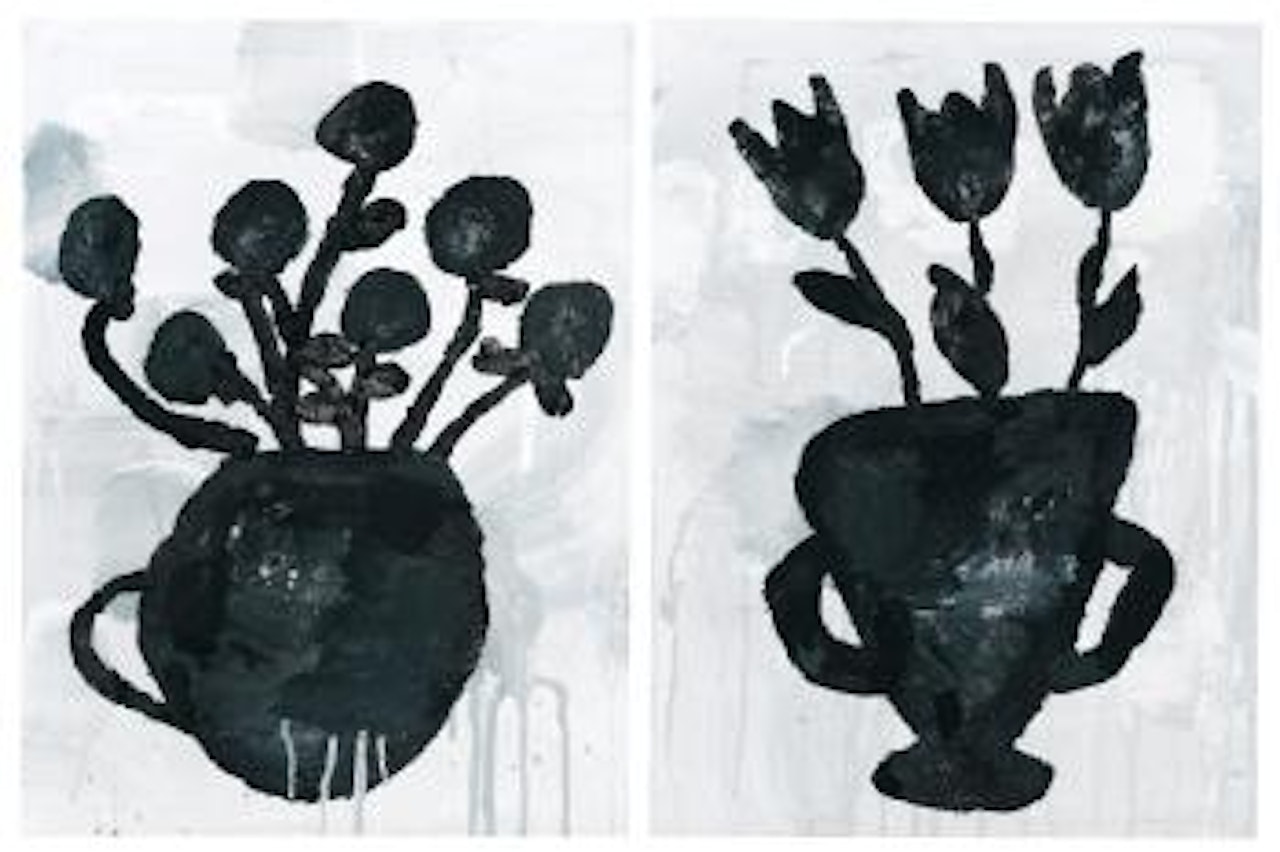 Flowers by Donald Baechler