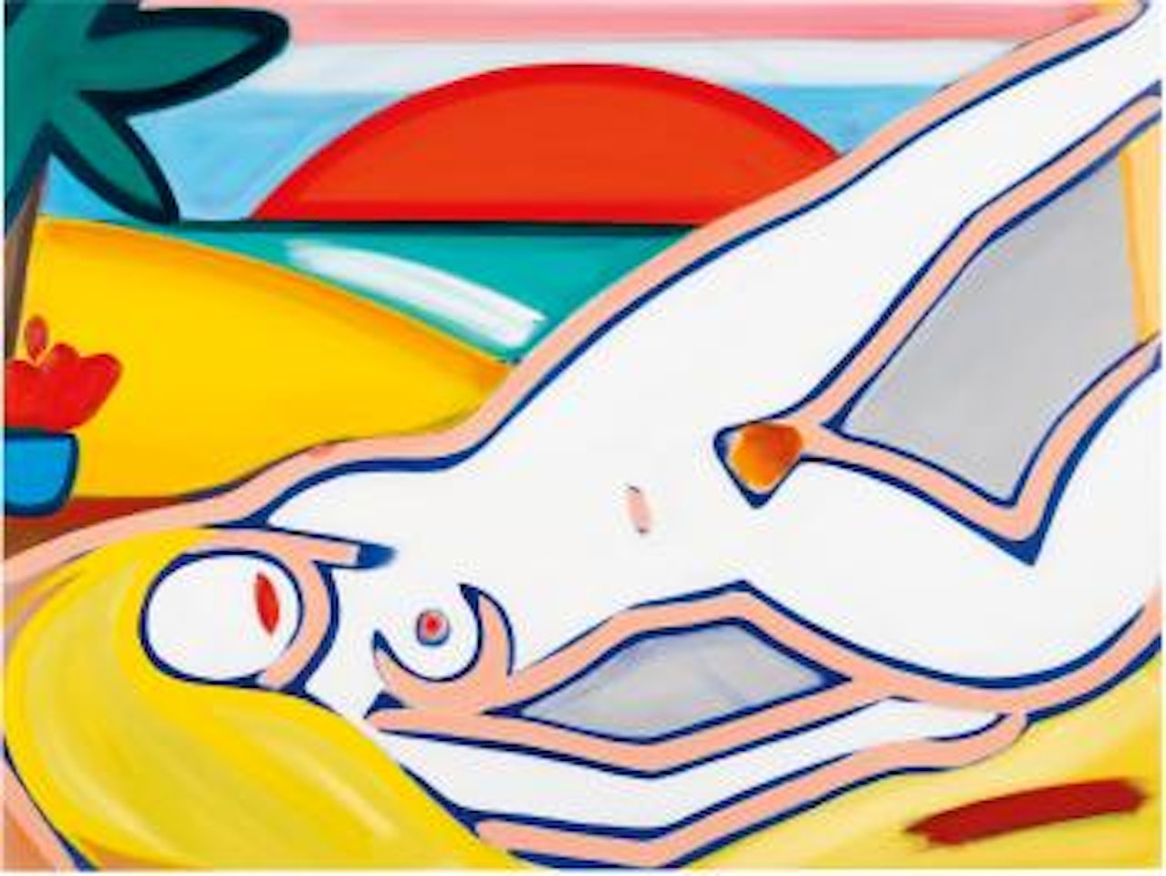 Sunset Nude (Big Sun) by Tom Wesselmann