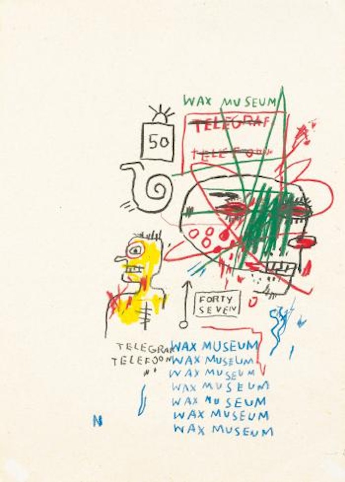 Wax Museum by Jean-Michel Basquiat