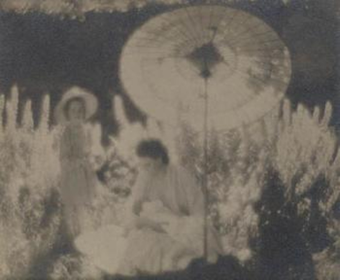 Mrs Steichen and the Steichen Children, Voulangis, France by Edward Steichen