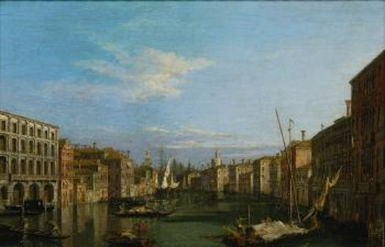 View Of The Grand Canal, Venice by Apollonio Domenichini
