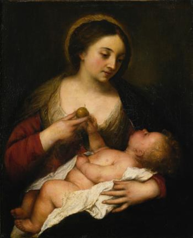 Madonna And Child by Antonio de Pereda