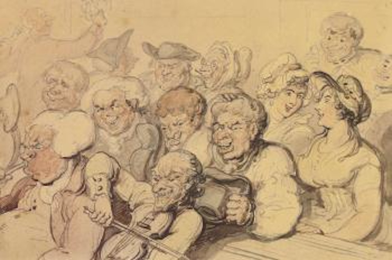 The Rustic Choir by Thomas Rowlandson