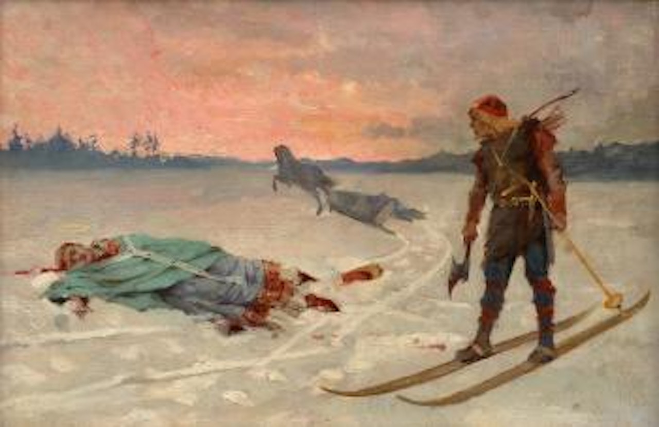 Death Of Bishop Henrik by Albert Edelfelt