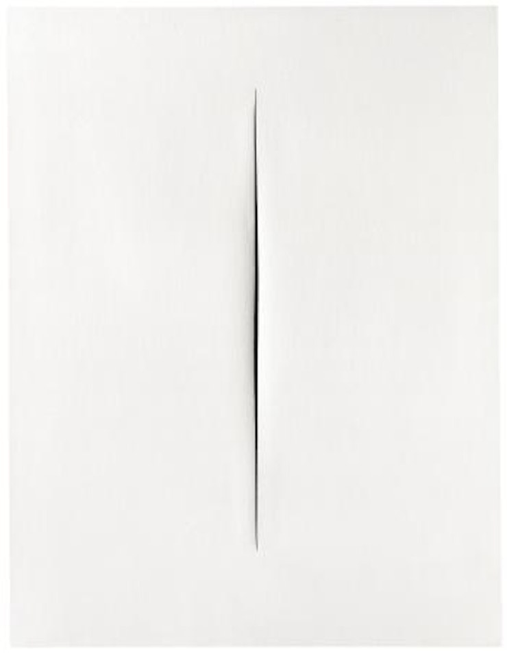 Concetto Spaziale, Attesa by Lucio Fontana