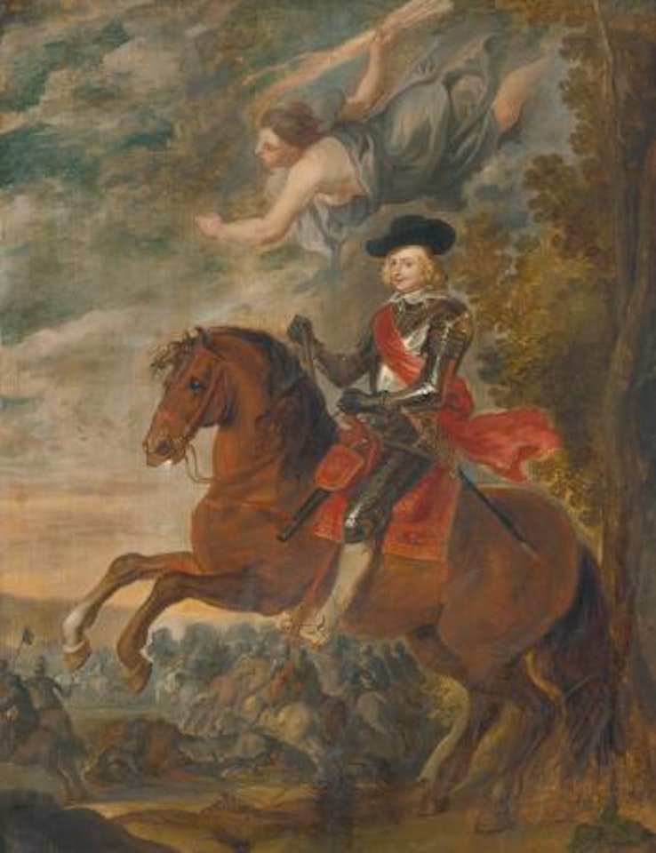 Cardinal Infante Archduke Ferdinand On Horseback During The Battle Of Nördlingen by Peter Paul Rubens