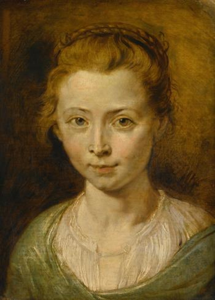 Portrait Of a Young Girl, Possibly Clara Serena Rubens (1611-1623), The Artist's Daughter by Peter Paul Rubens