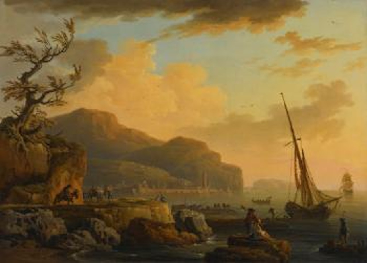 Morning In Castellemmare by Claude Joseph Vernet