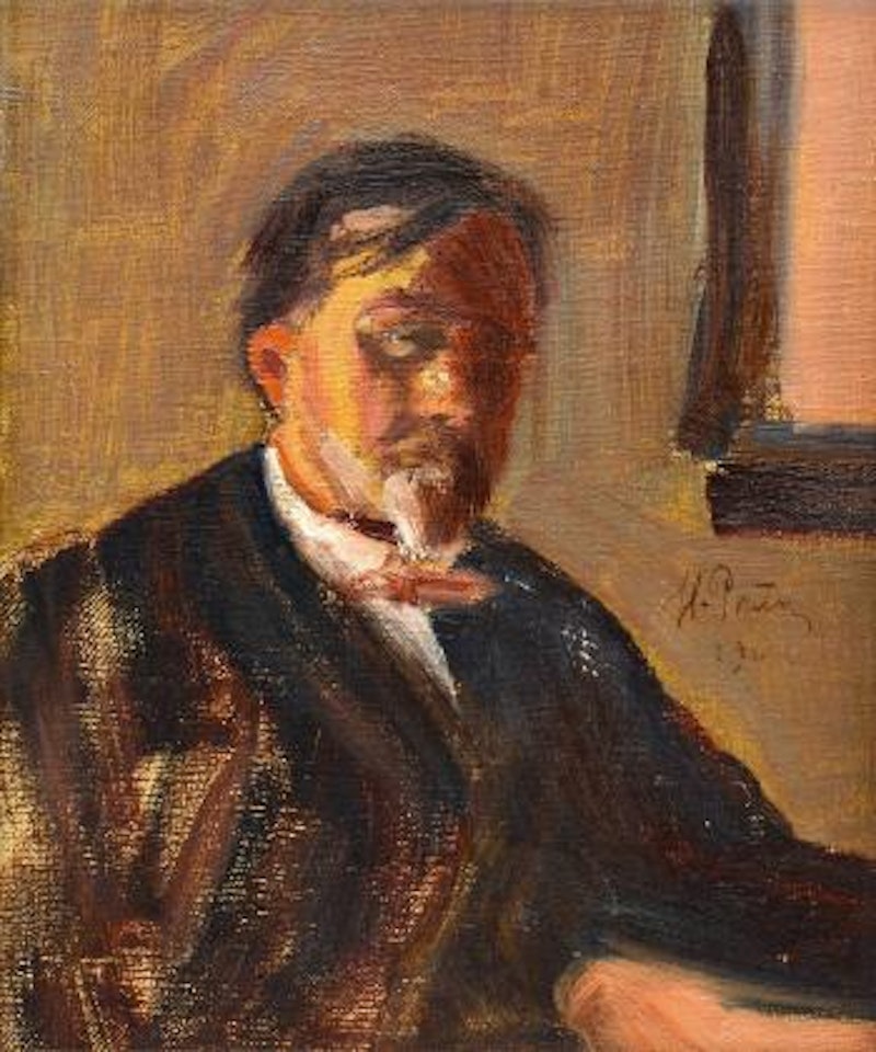 Portrait Of Boris Alexandrovich Lazarevsky by Ilya Yefimovich Repin