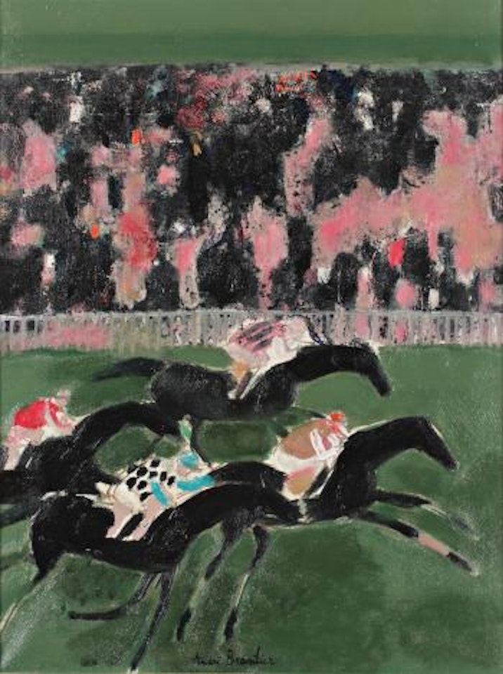 Courses à Auteuil by André Brasilier