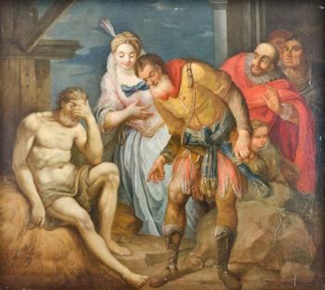 Scena biblica by Antonio Zanchi