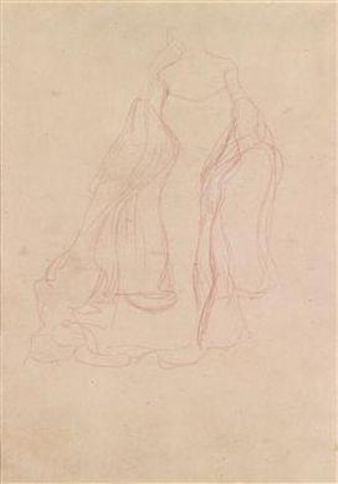Costume Study from the Front by Gustav Klimt