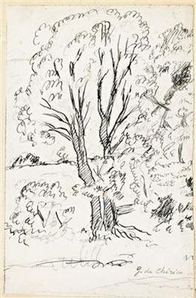 Paesaggio con alberi by Giorgio de Chirico