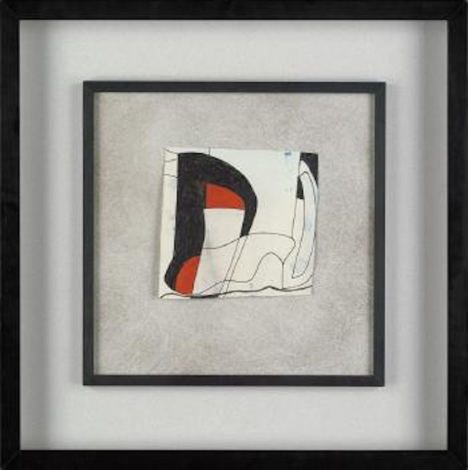 Red and Black II by Ben Nicholson, O.M.