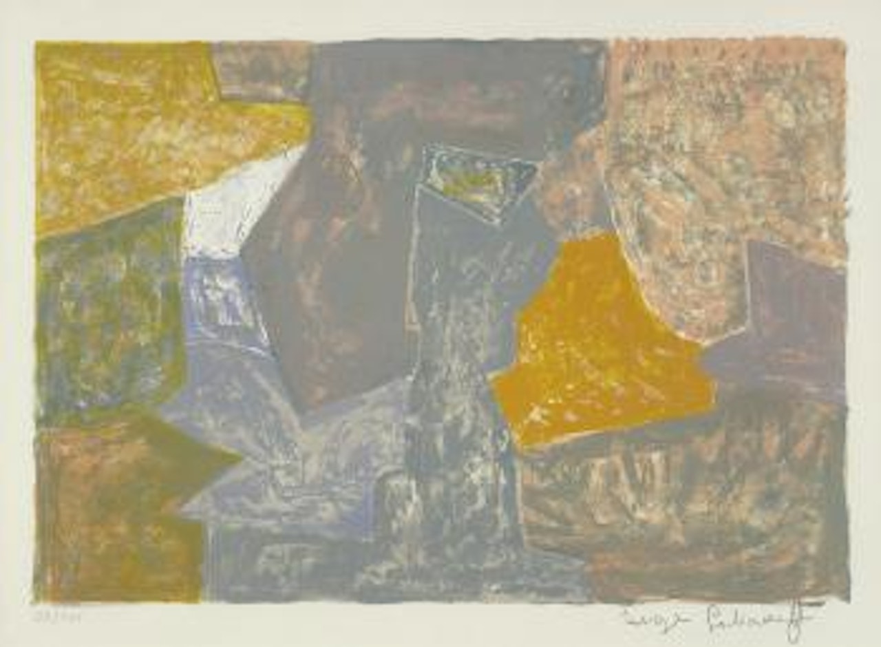 Composition Jaune, Rouge et Grise by Serge Poliakoff