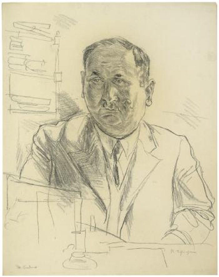 Männerportrait by Rudolf Schlichter