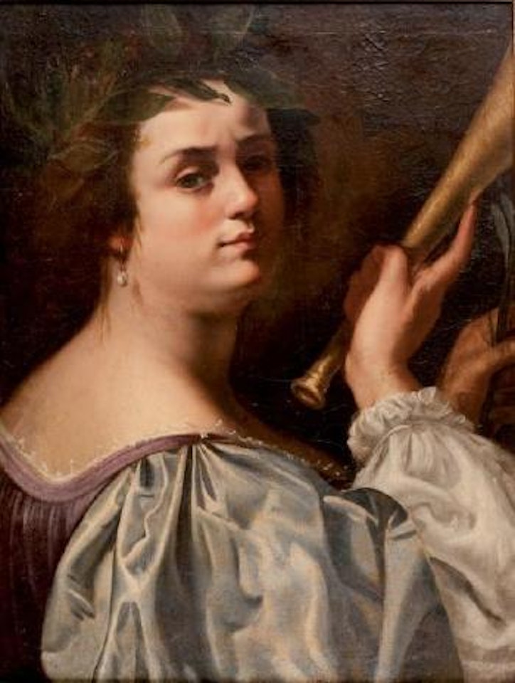 Portrait d’Artemisia Gentileschi en renommée by Artemisia Gentileschi