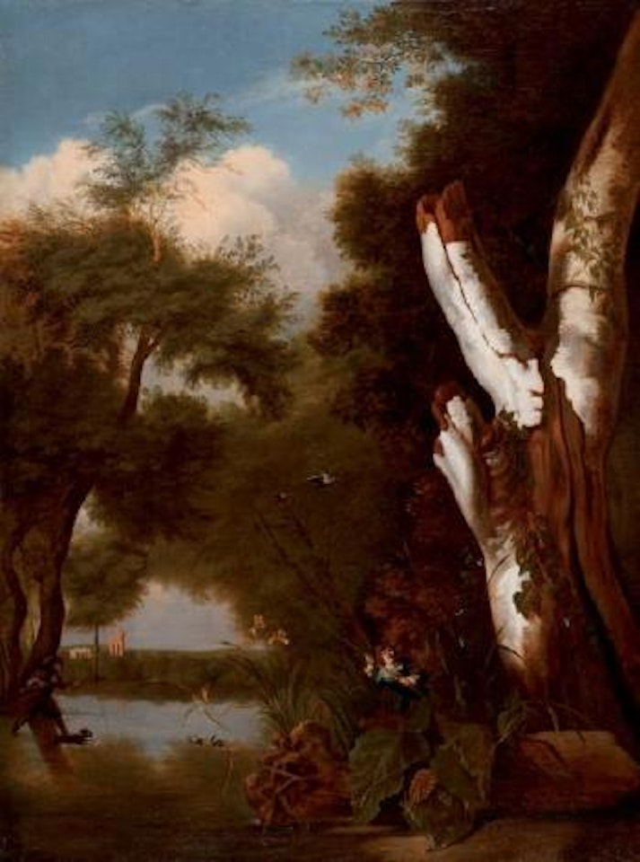 Chasseur au pied d’un arbre by Jan Van Kessel The Elder