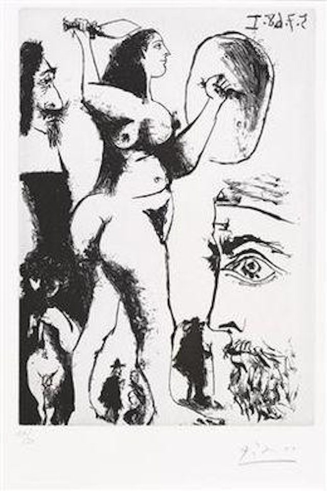 Aquatinte 5 juillet 1968 I by Pablo Picasso