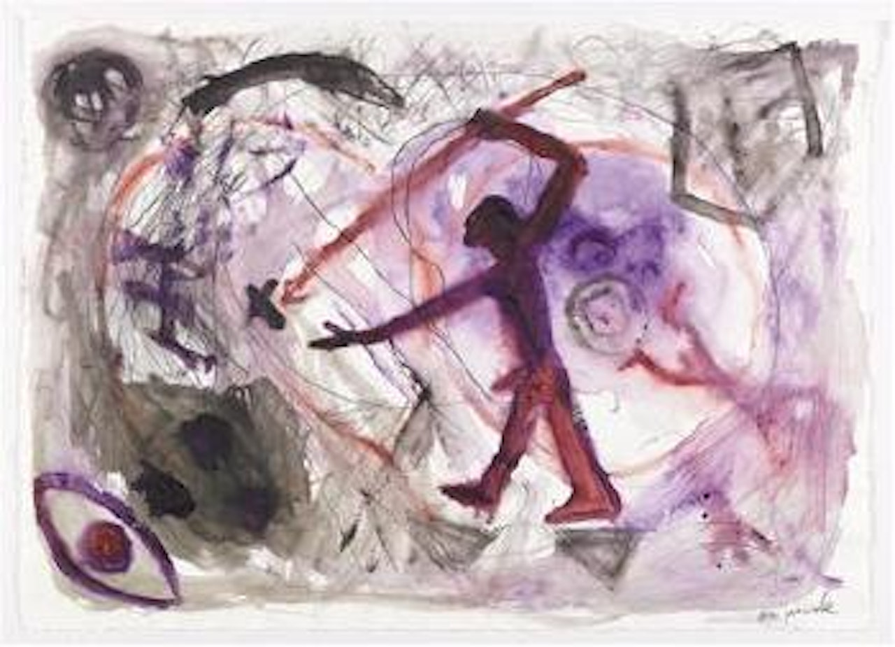 Untitled (standing man) by A.R. Penck