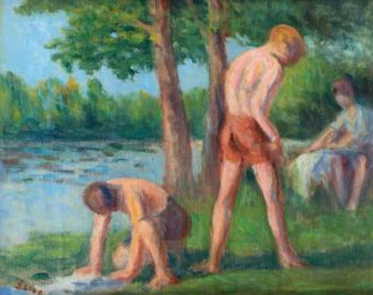 Baigneurs by Maximilien Luce