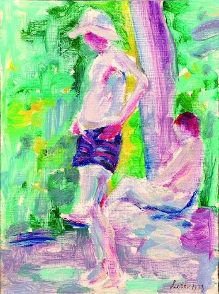 La baignade by Maximilien Luce