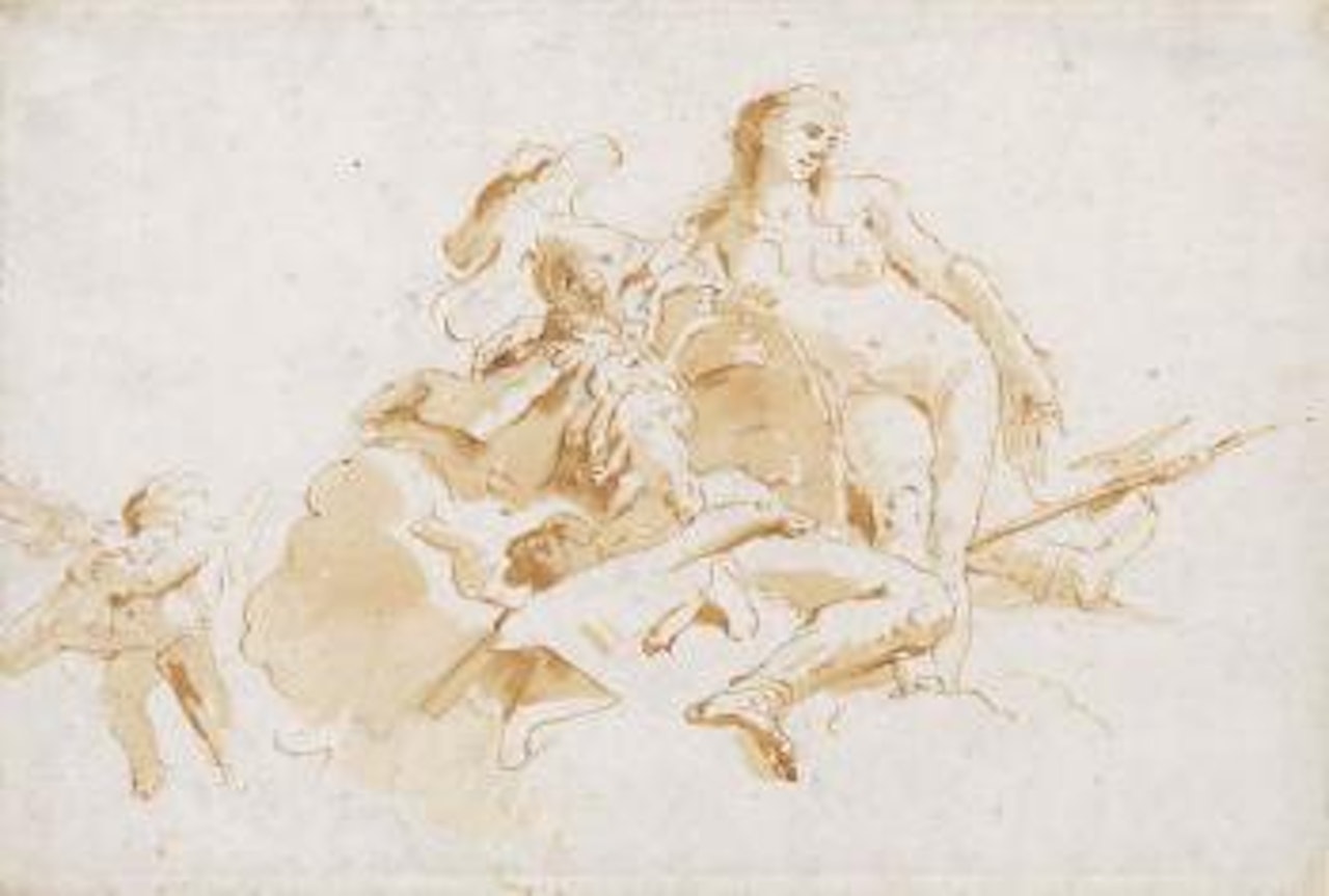 Mars and Venus by Giovanni Battista Tiepolo