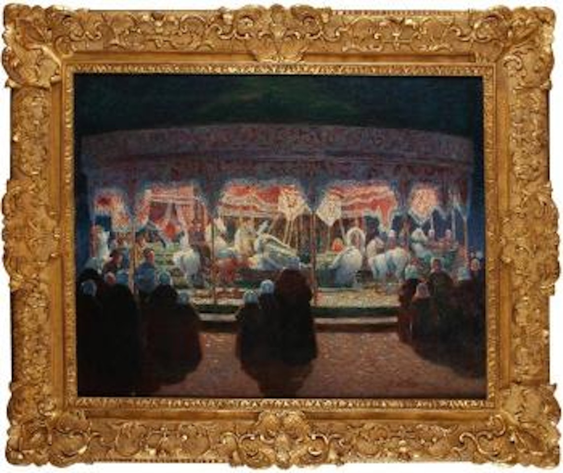 Le manège la nuit à Pont-Aven by Ferdinand du Puigaudeau