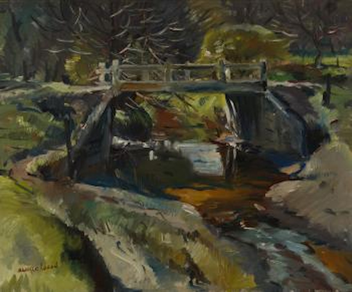 Bridge at Old Walnut Creek by Maurice Logan