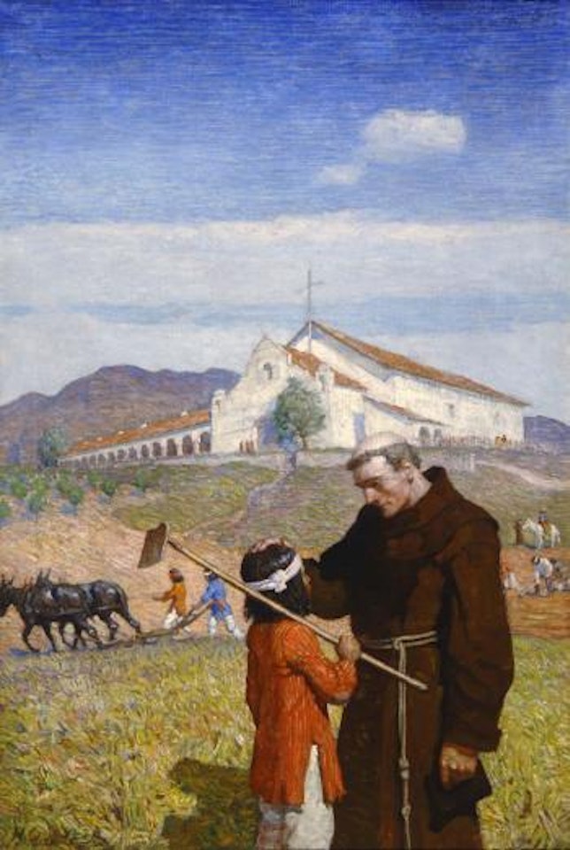 A California Mission by Newell Convers Wyeth
