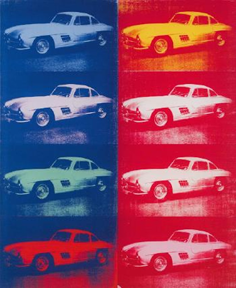 Cars Mercedes 300 SL by Andy Warhol