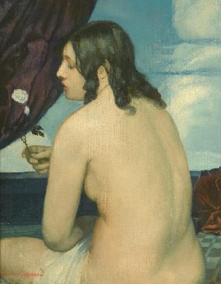 La femme à la rose by Emile Bernard