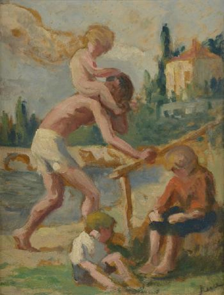 La baignade by Maximilien Luce