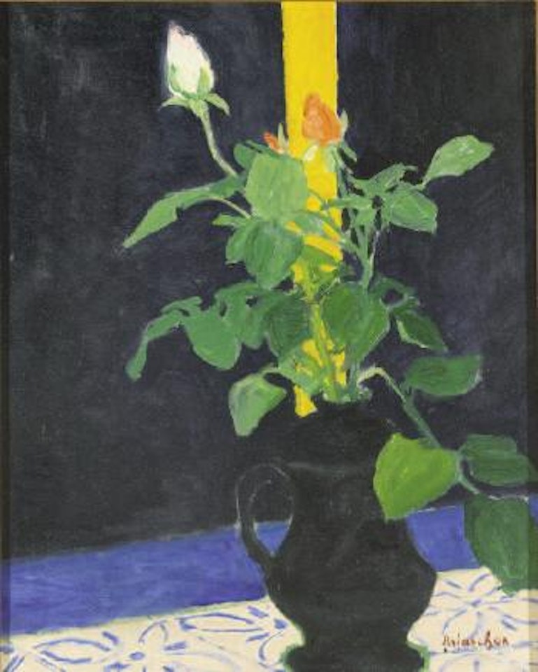 Les roses by Maurice Brianchon