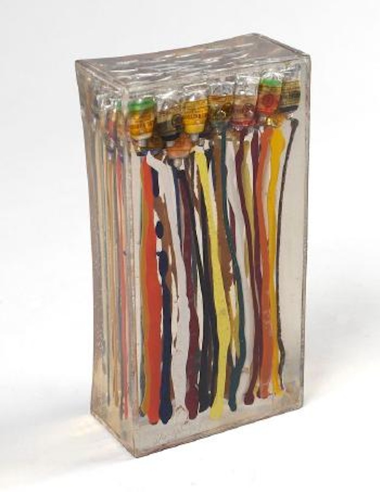 Watercolor clock by Arman