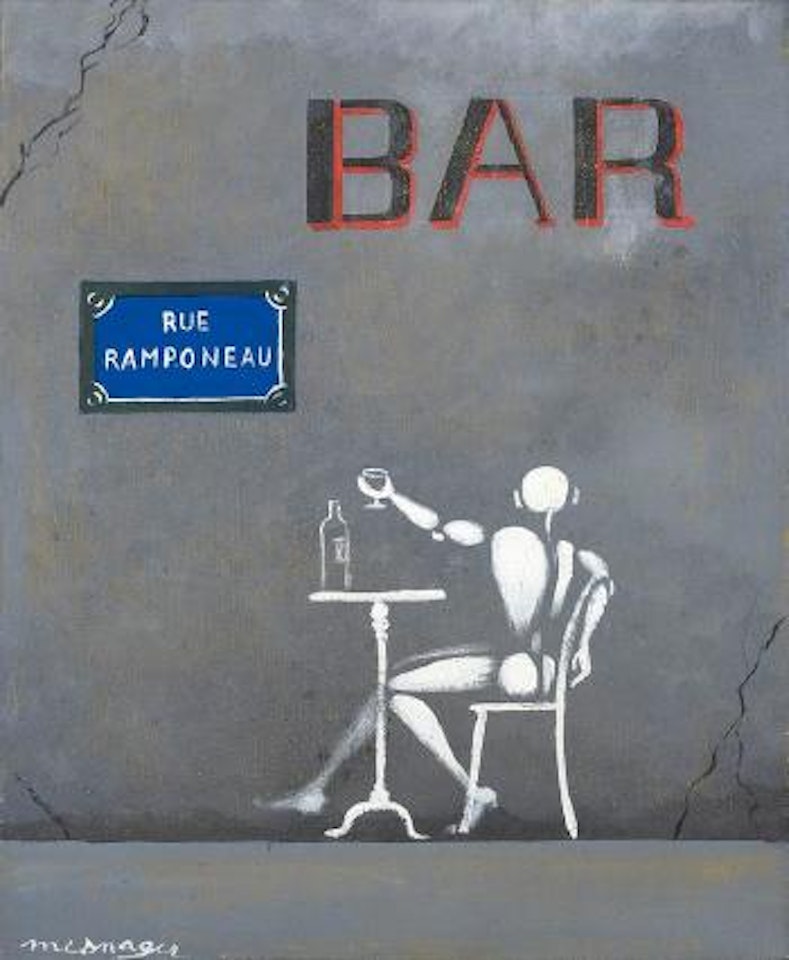Bar rue Ramponeau by Jérôme Mesnager