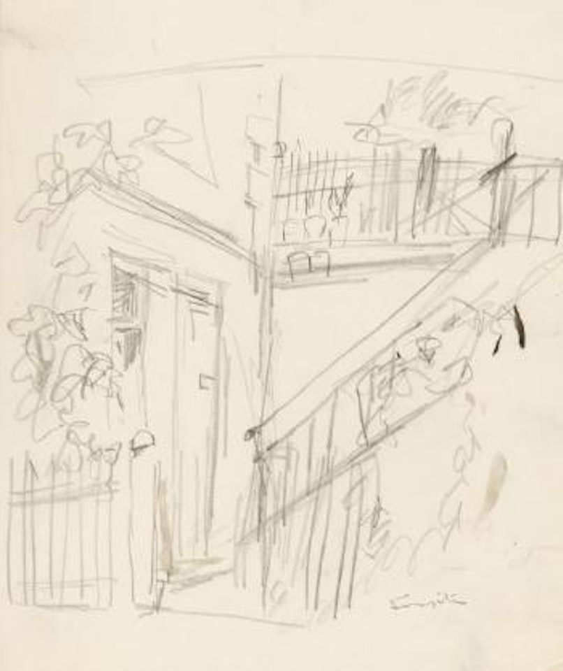 La porte dérobée by Leonard Tsuguharu Foujita