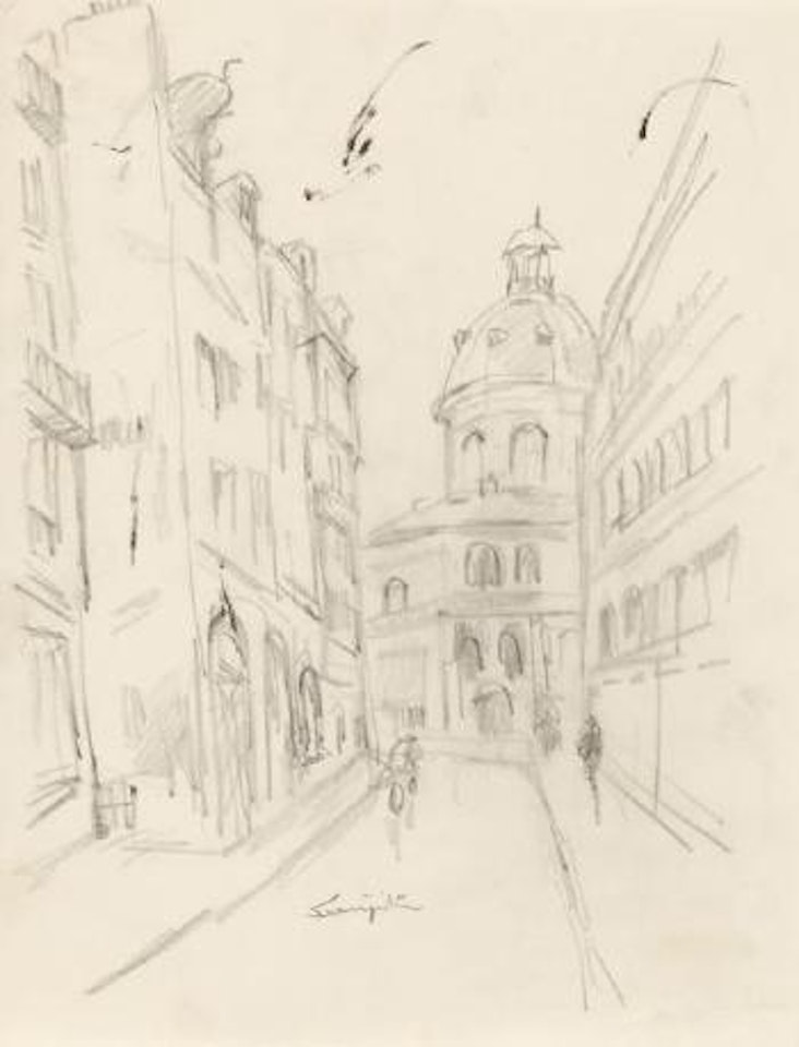 Ruelle parisienne by Leonard Tsuguharu Foujita