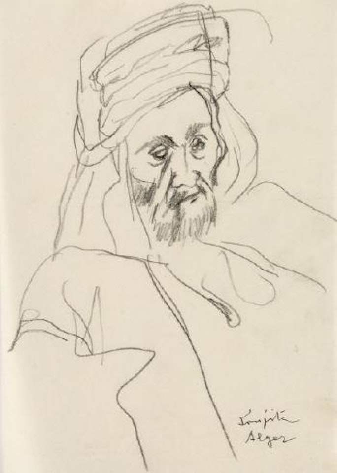Visage d'homme by Leonard Tsuguharu Foujita