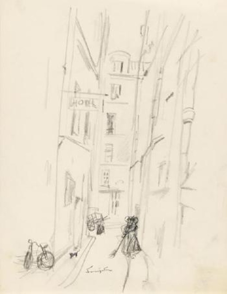 L'hôtel by Leonard Tsuguharu Foujita