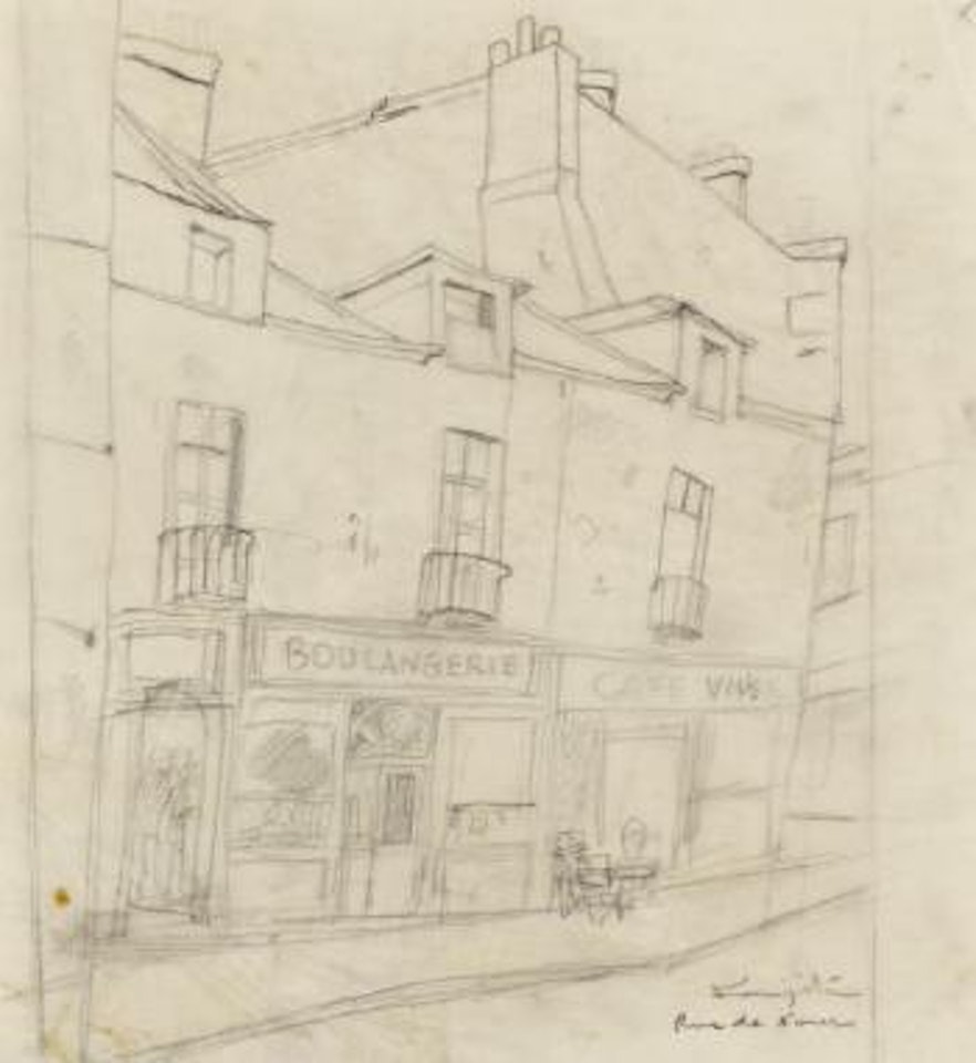 Rue du Four by Leonard Tsuguharu Foujita