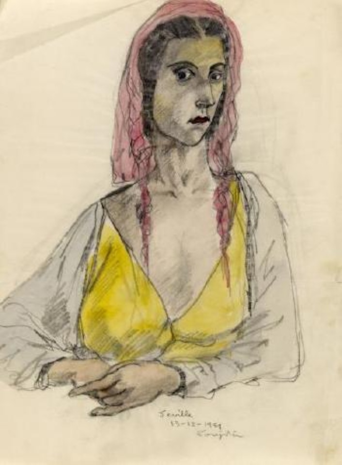 Femme by Leonard Tsuguharu Foujita
