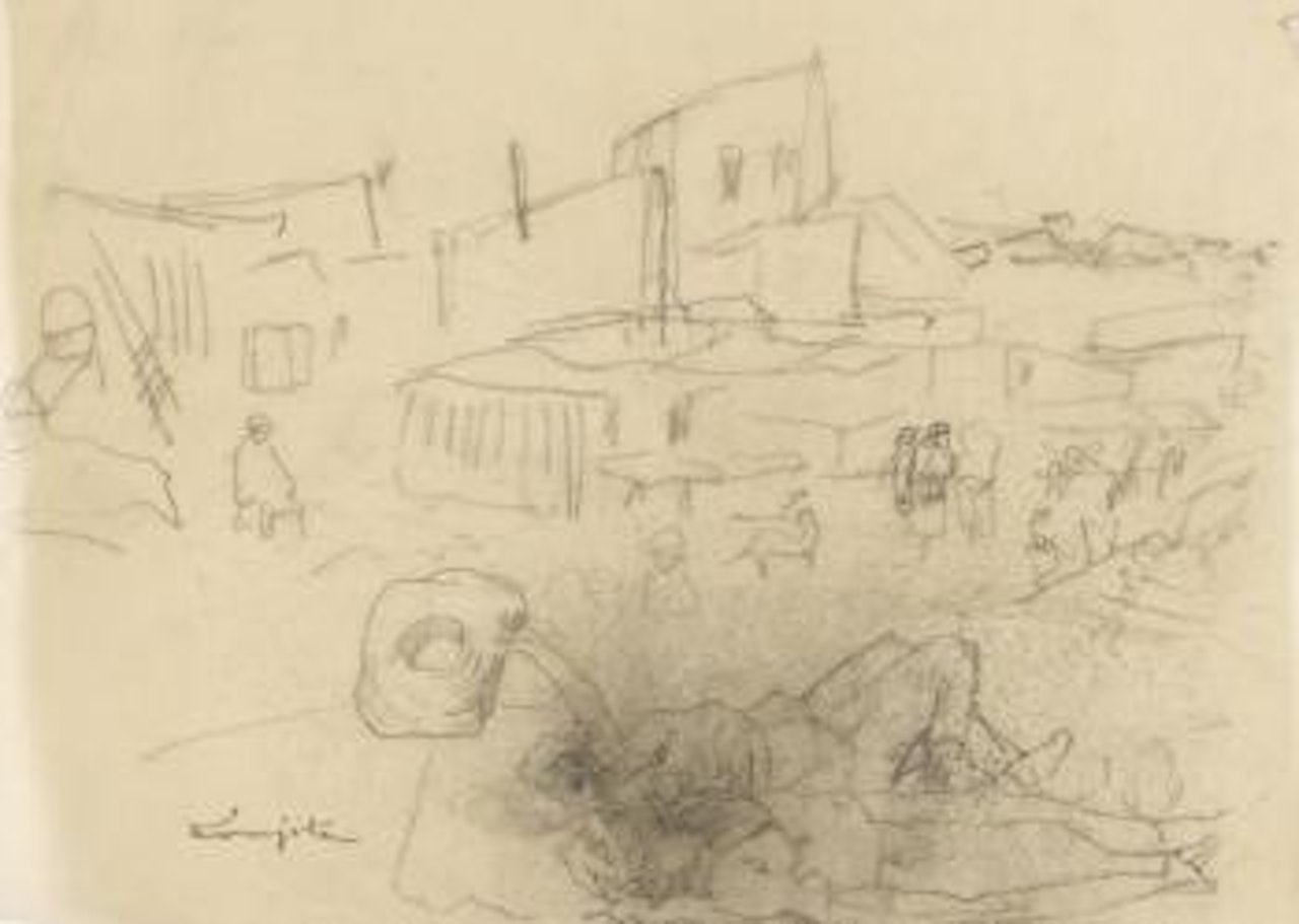La sieste by Leonard Tsuguharu Foujita
