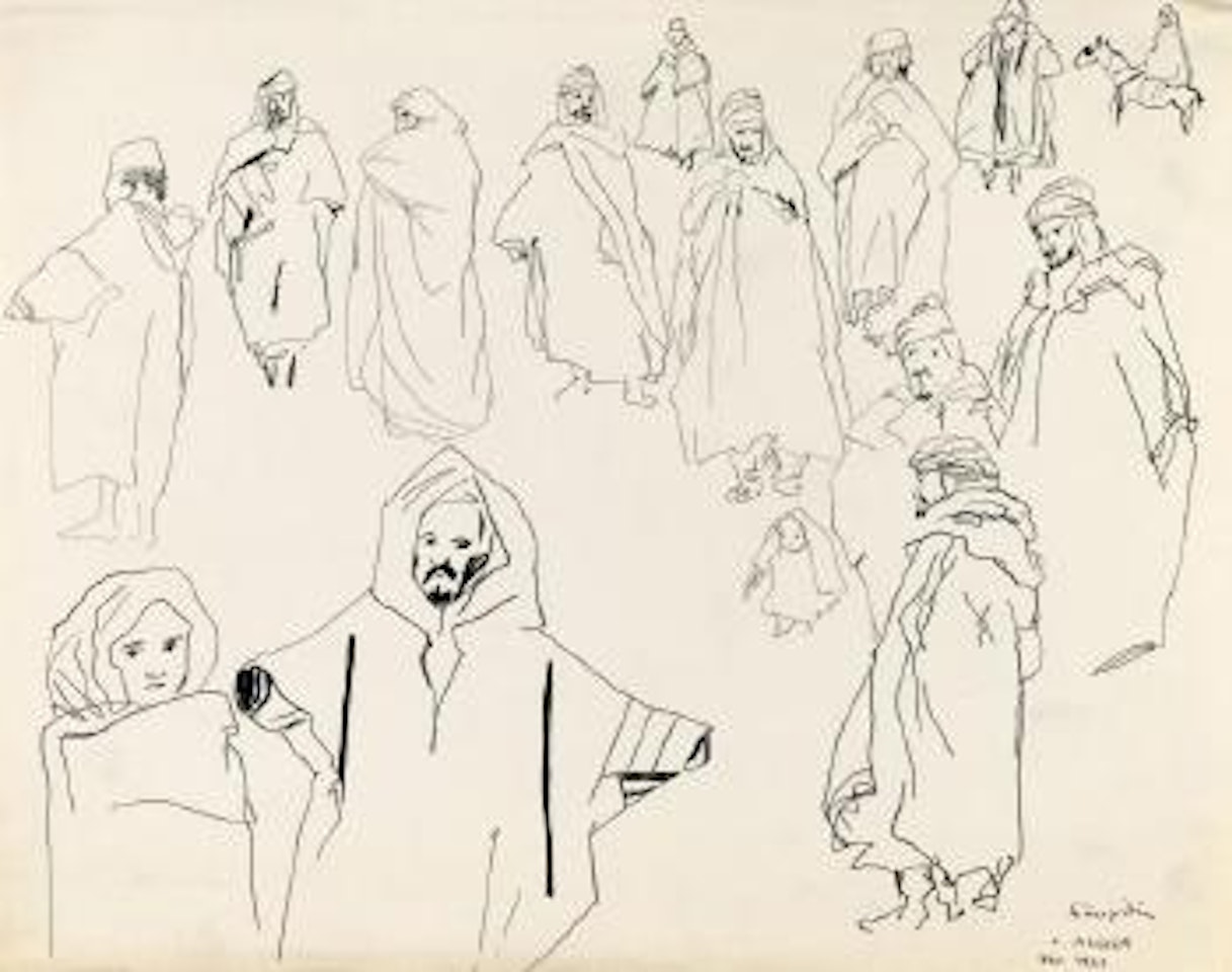 La reunion by Leonard Tsuguharu Foujita