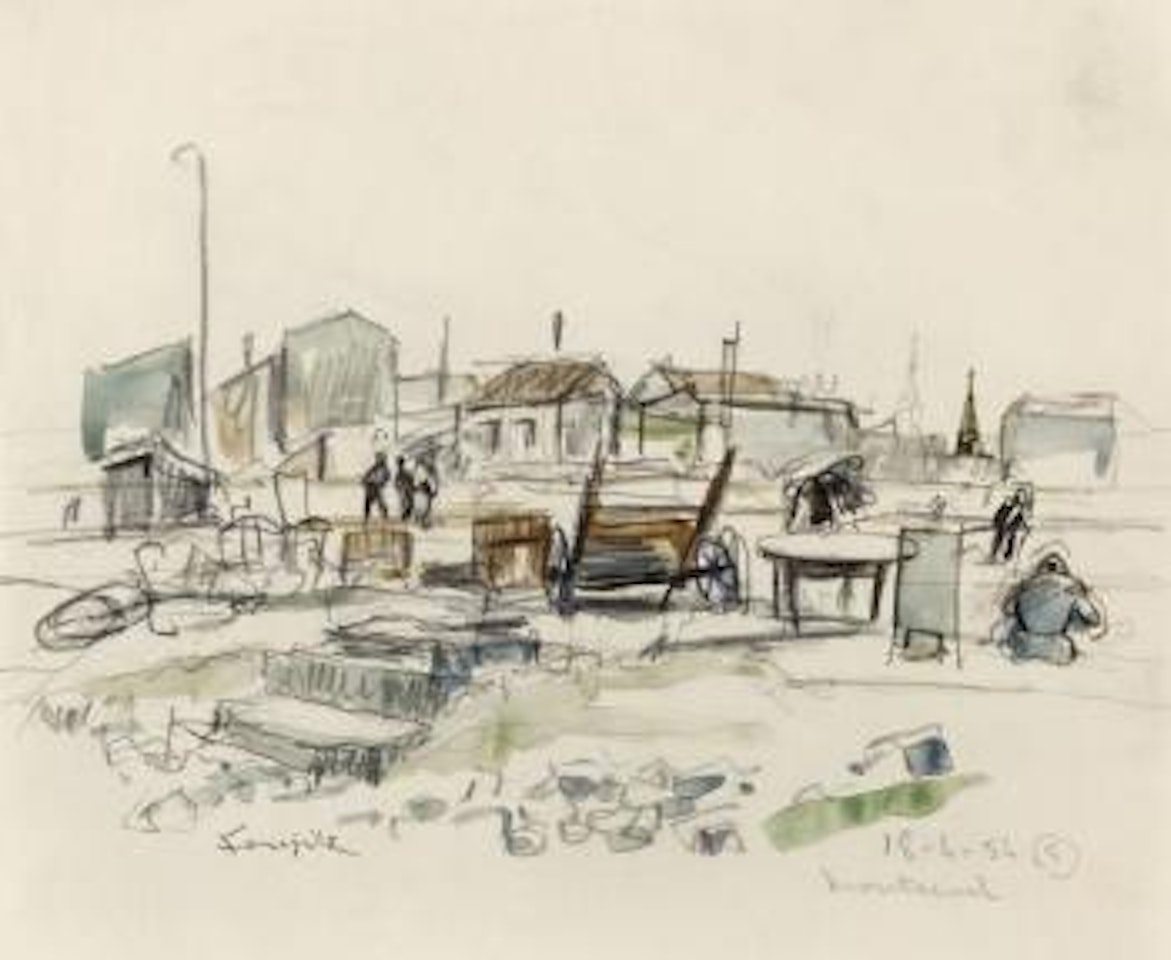 Porte de Montreuil by Leonard Tsuguharu Foujita