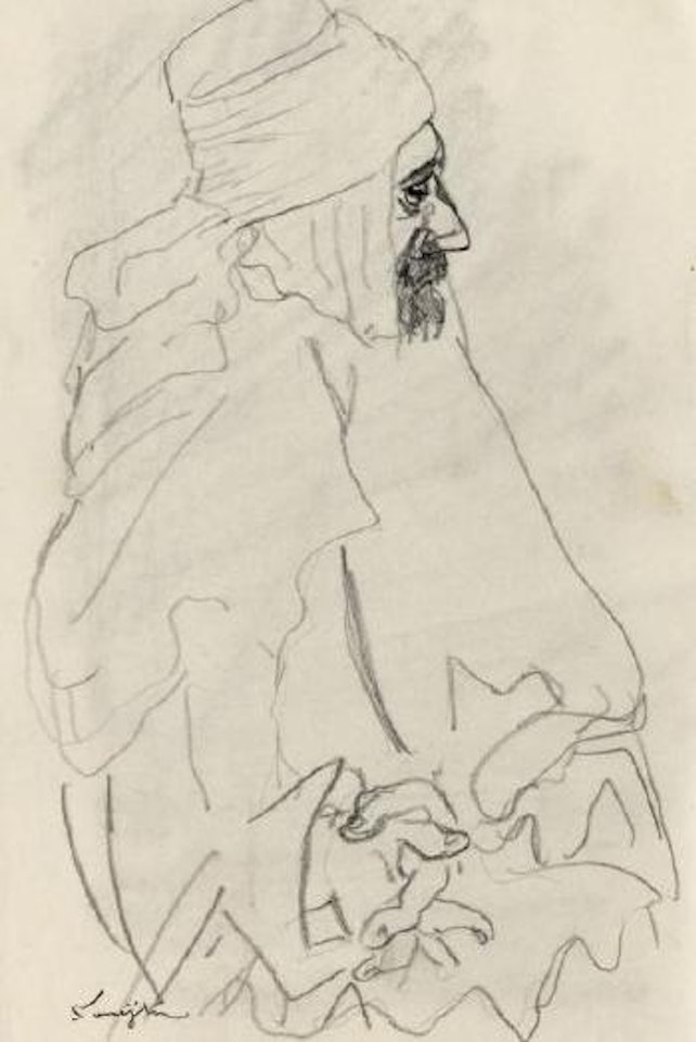 Bedouin de profil by Leonard Tsuguharu Foujita