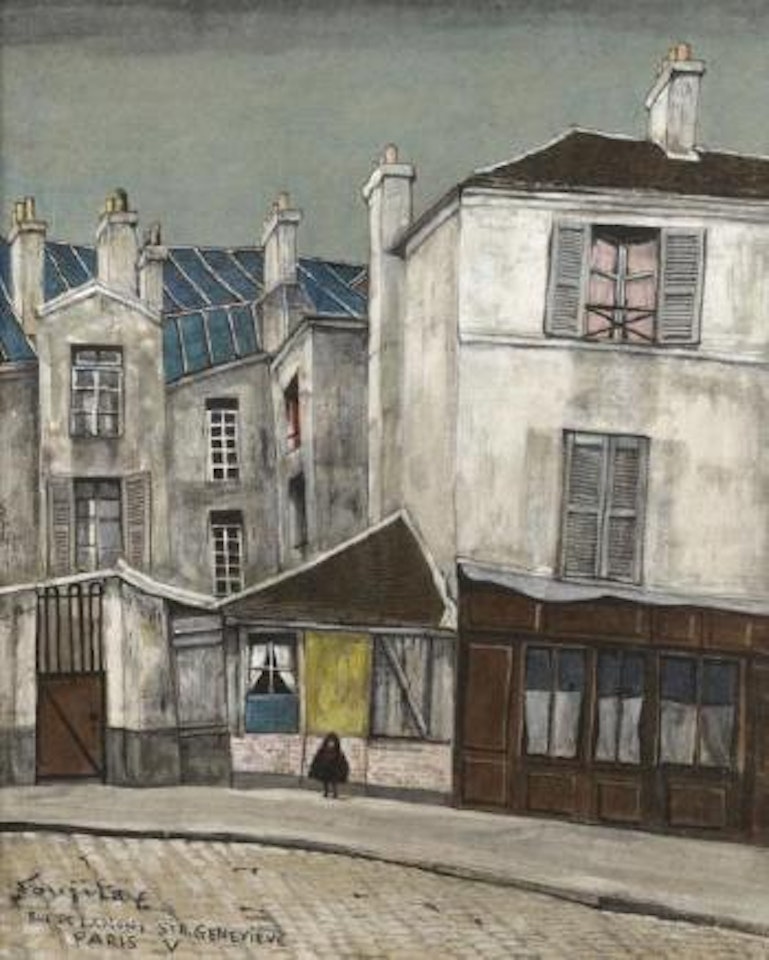 Rue de la Montagne Sainte-Genevieve by Leonard Tsuguharu Foujita