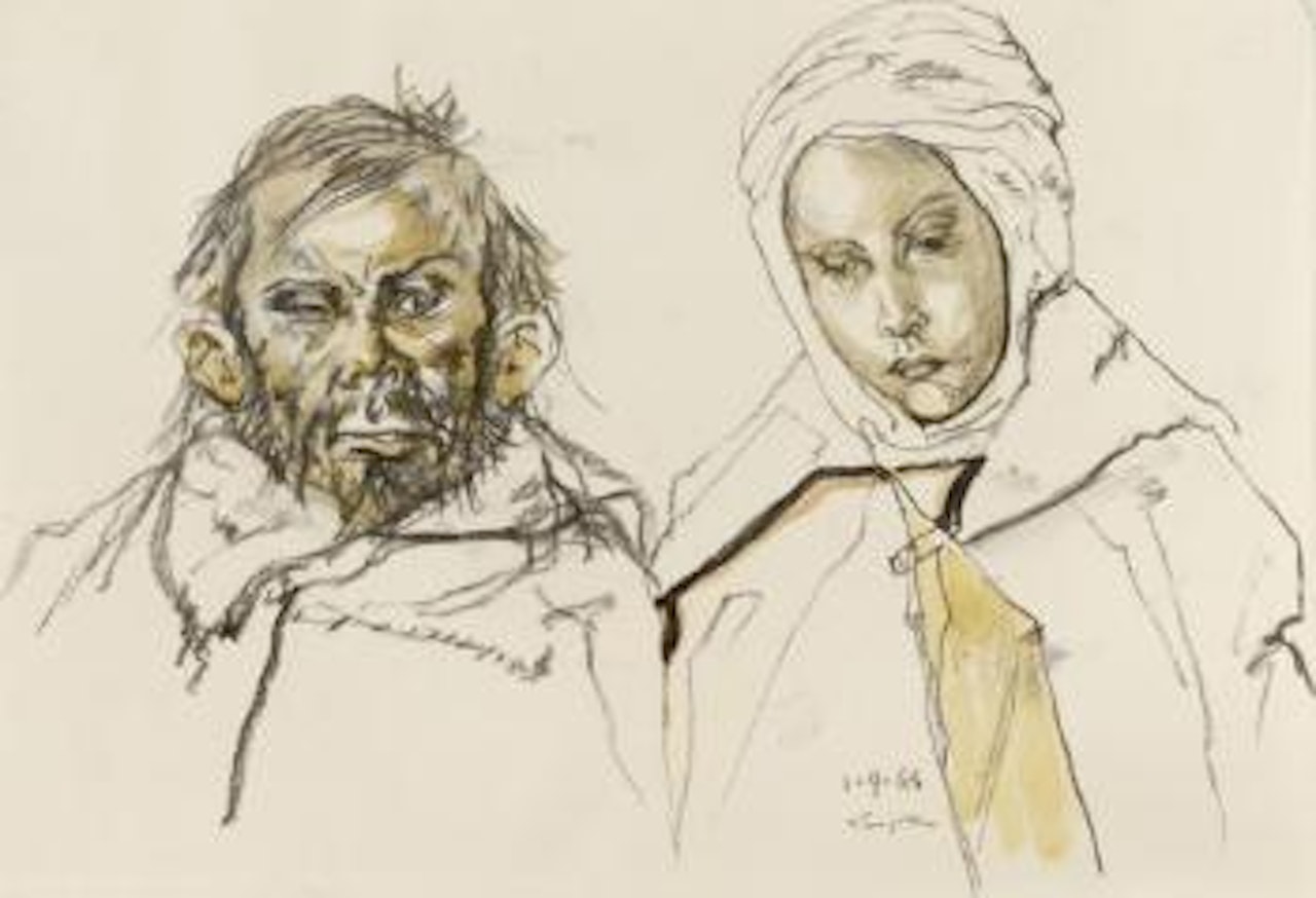 La femme et le brigand by Leonard Tsuguharu Foujita