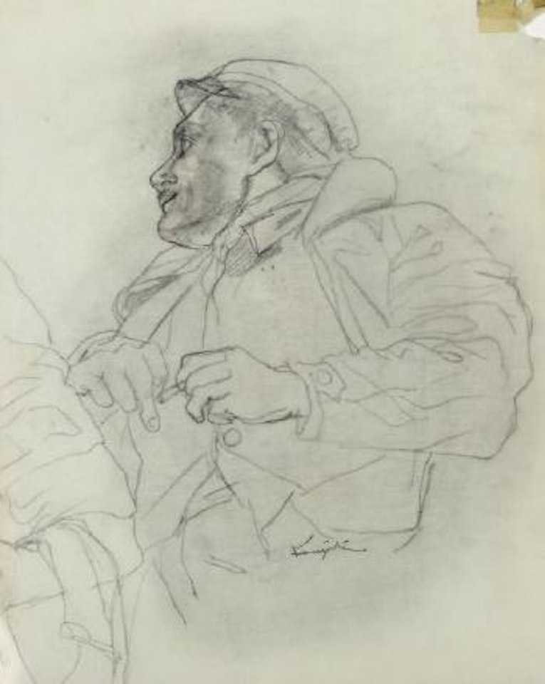 La cigarette by Leonard Tsuguharu Foujita